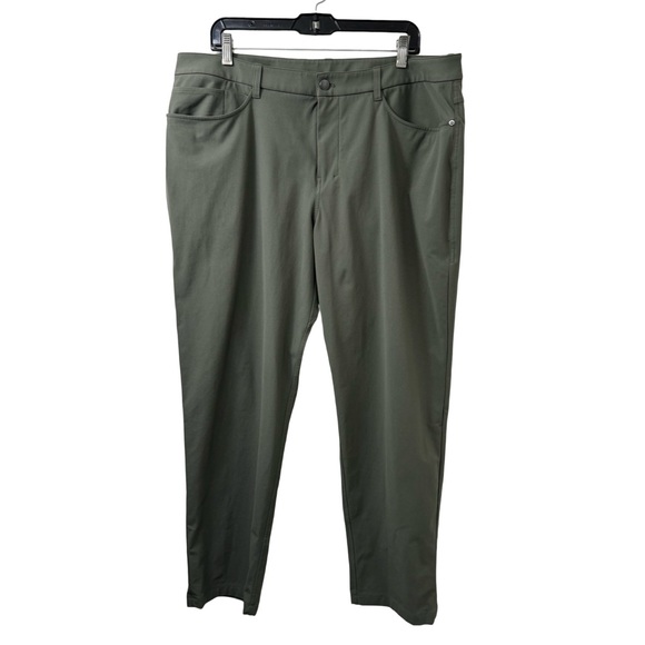 Lululemon ABC Skinny-Fit Jogger *Warpstreme in Green Men’s 38 - Picture 1 of 4